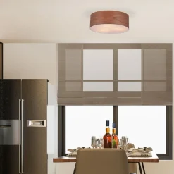 Sklep Kaja Lampa sufitowa z m abażurem ABR-PLO-DE-3XE27 BOSCO | Kaja