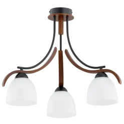 Sklep Kaja Lampa sufitowa z drewnianymi elementami AL 62422 z serii BAFIA