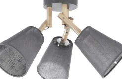 Cheap Lampa sufitowa z drewnianymi ramionami TK 658 VAIO GREY | Kaja Żyrandole Nowoczesne