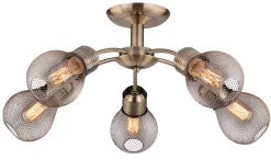 Sklep Kaja Lampa sufitowa z drucianymi kloszami 35-56603 GLIVA | Kaja Oświetlenie