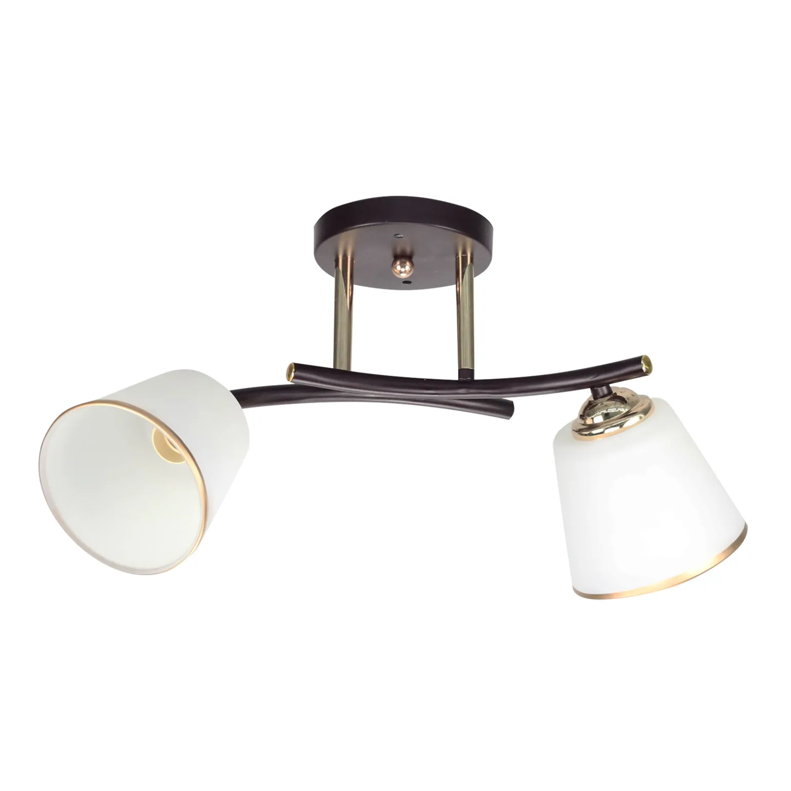 Sklep Kaja Lampa sufitowa z dwoma kloszami, na żarówki E27 32-22622 z serii GRECO | Kaja Oś