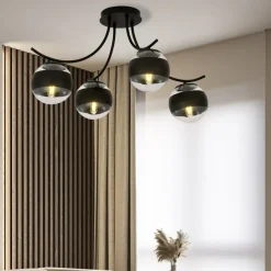 Best Sale Lampa sufitowa z dwukolorowymi kloszami 1111/4 BOSTON | Kaja Żyrandole Nowoczesne