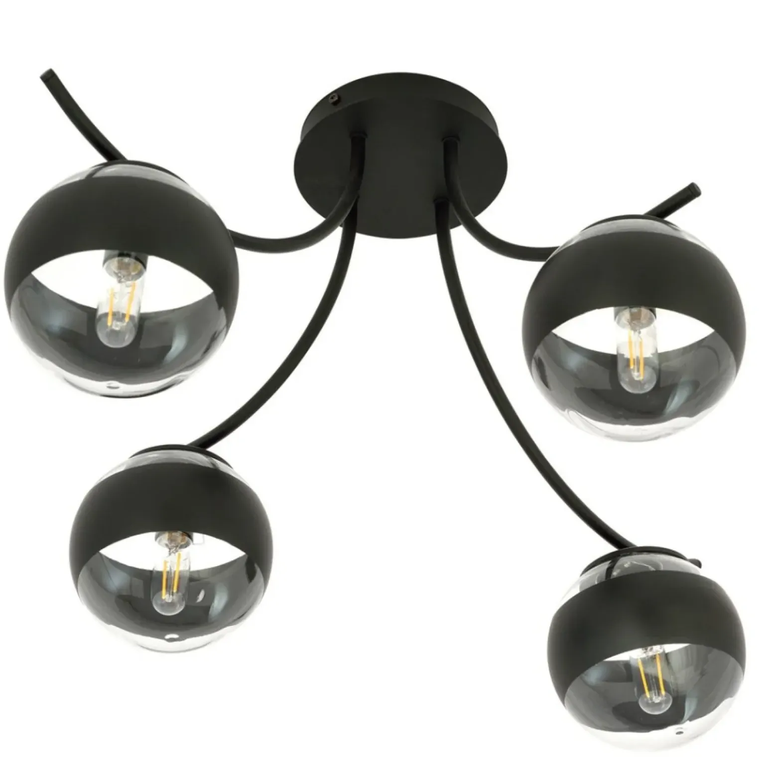 Best Sale Lampa sufitowa z dwukolorowymi kloszami 1111/4 BOSTON | Kaja Żyrandole Nowoczesne