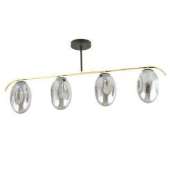 Fashion Lampa sufitowa z kloszami w kolorze grafitowym 1280/4 z serii FINES Żyrandole Nowoczesne