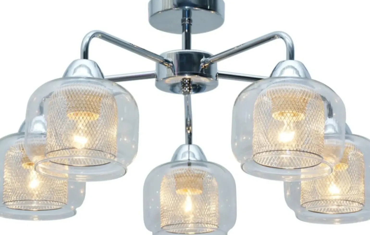 Clearance Lampa sufitowa z kloszami na żarówki E14 35-67104 RAY | Kaja Żyrandole Nowoczesne