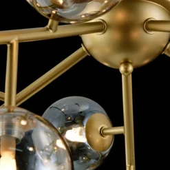 Store Lampa sufitowa z kloszami MOD545PL-20G DALLAS | Kaja Oświetlenie Żyrandole Nowoczesne