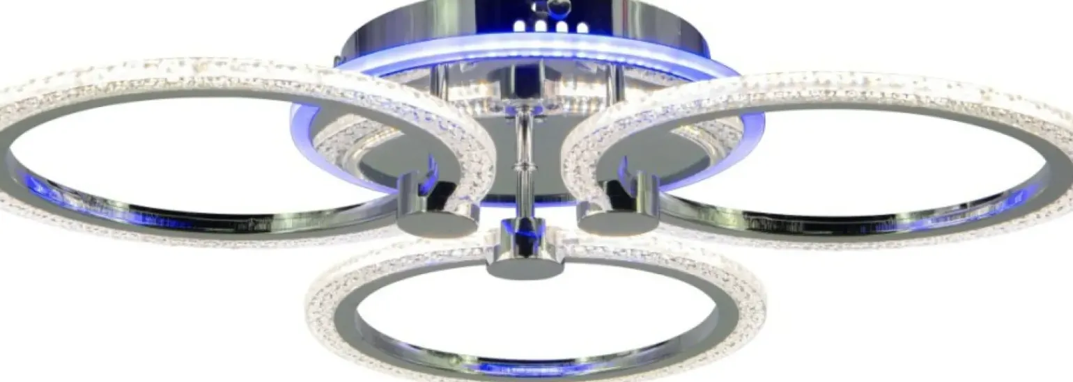 Shop Lampa sufitowa z kolorowymi ledami DRS2032/3 z serii RING Żyrandole Nowoczesne
