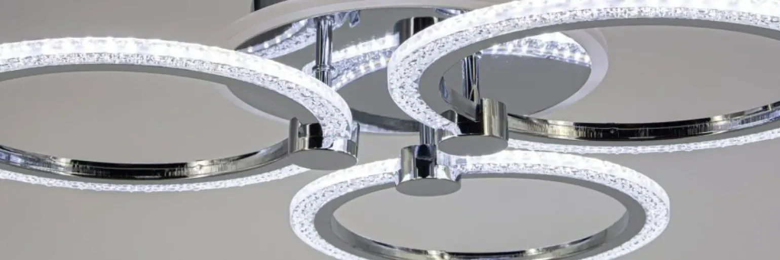 Shop Lampa sufitowa z kolorowymi ledami DRS2032/3 z serii RING Żyrandole Nowoczesne