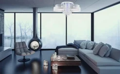 Online Lampa sufitowa z kolorowymi LEDami DRS8006/5 WH NET | Kaja Oświetlenie Żyrandole Nowoczesne