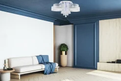 Online Lampa sufitowa z kolorowymi LEDami DRS8006/5 WH NET | Kaja Oświetlenie Żyrandole Nowoczesne