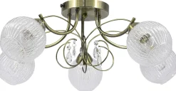 Sklep Kaja Lampa sufitowa z kryształami do salonu 8964/5 21QG WENUS | Kaja