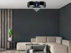 Cheap Lampa sufitowa z kryształkami DRS8006/5 8C BL ANTILA | Kaja Żyrandole Nowoczesne