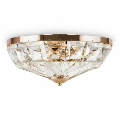 Sklep Kaja Lampa sufitowa z kryształkami, plafon ⌀39,6cm MOD094CL-04G FACET