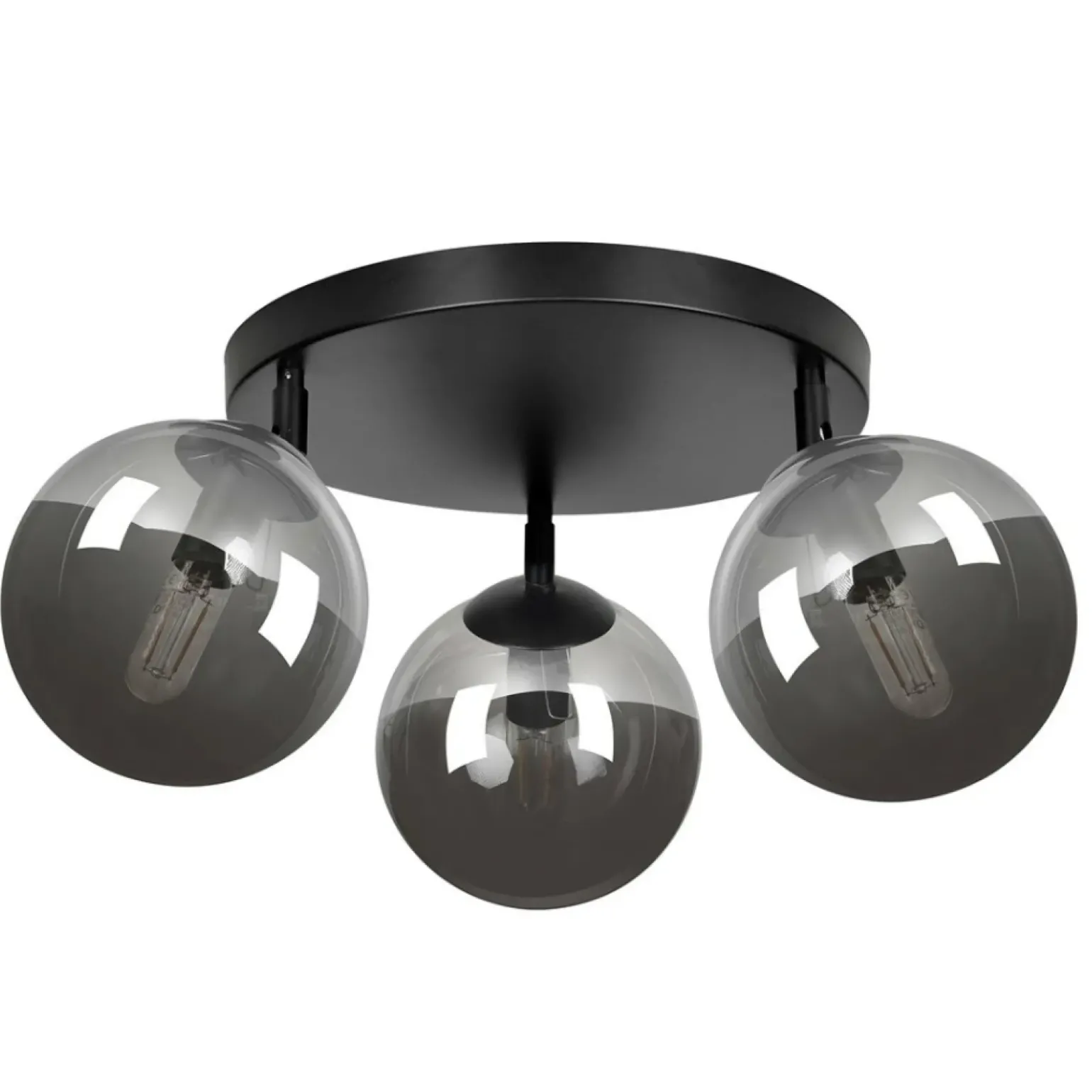 New Lampa sufitowa z kulistymi kloszami 777/3APREM | Kaja Oświetlenie Żyrandole Nowoczesne