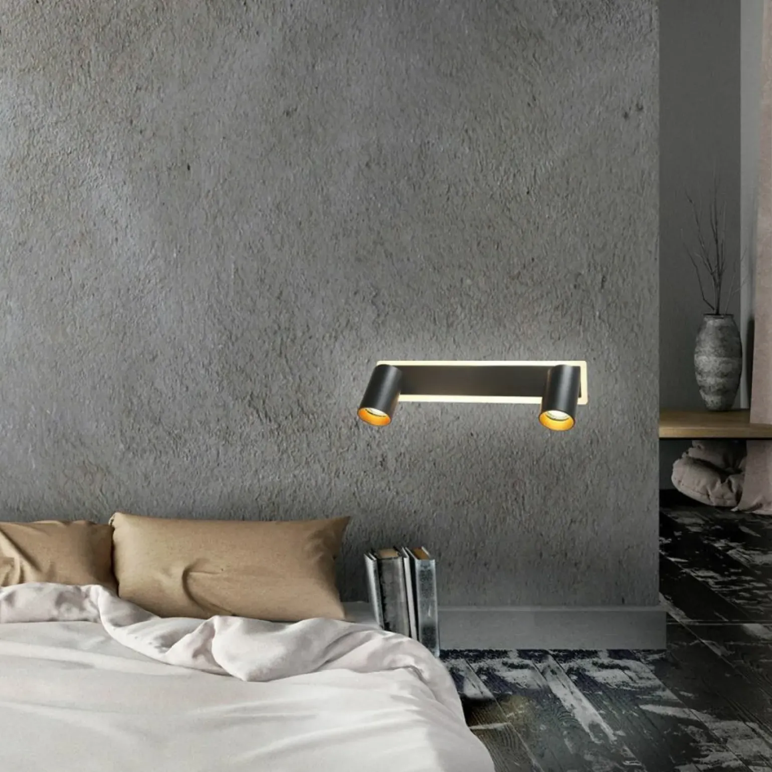 Sale Lampa sufitowa z ledem dookoła listwy LP-0612/2WS BK PARMA | Kaja Żyrandole Nowoczesne