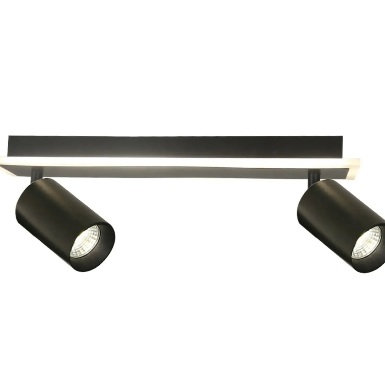 Sale Lampa sufitowa z ledem dookoła listwy LP-0612/2WS BK PARMA | Kaja Żyrandole Nowoczesne