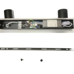 Sale Lampa sufitowa z ledem dookoła listwy LP-0612/2WS BK PARMA | Kaja Żyrandole Nowoczesne