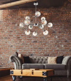 Store Lampa sufitowa z miedzianymi oprawkami 30-64806 BEST | Kaja Żyrandole Nowoczesne