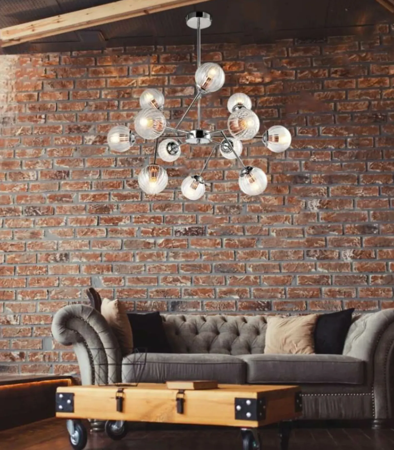 Store Lampa sufitowa z miedzianymi oprawkami 30-64806 BEST | Kaja Żyrandole Nowoczesne