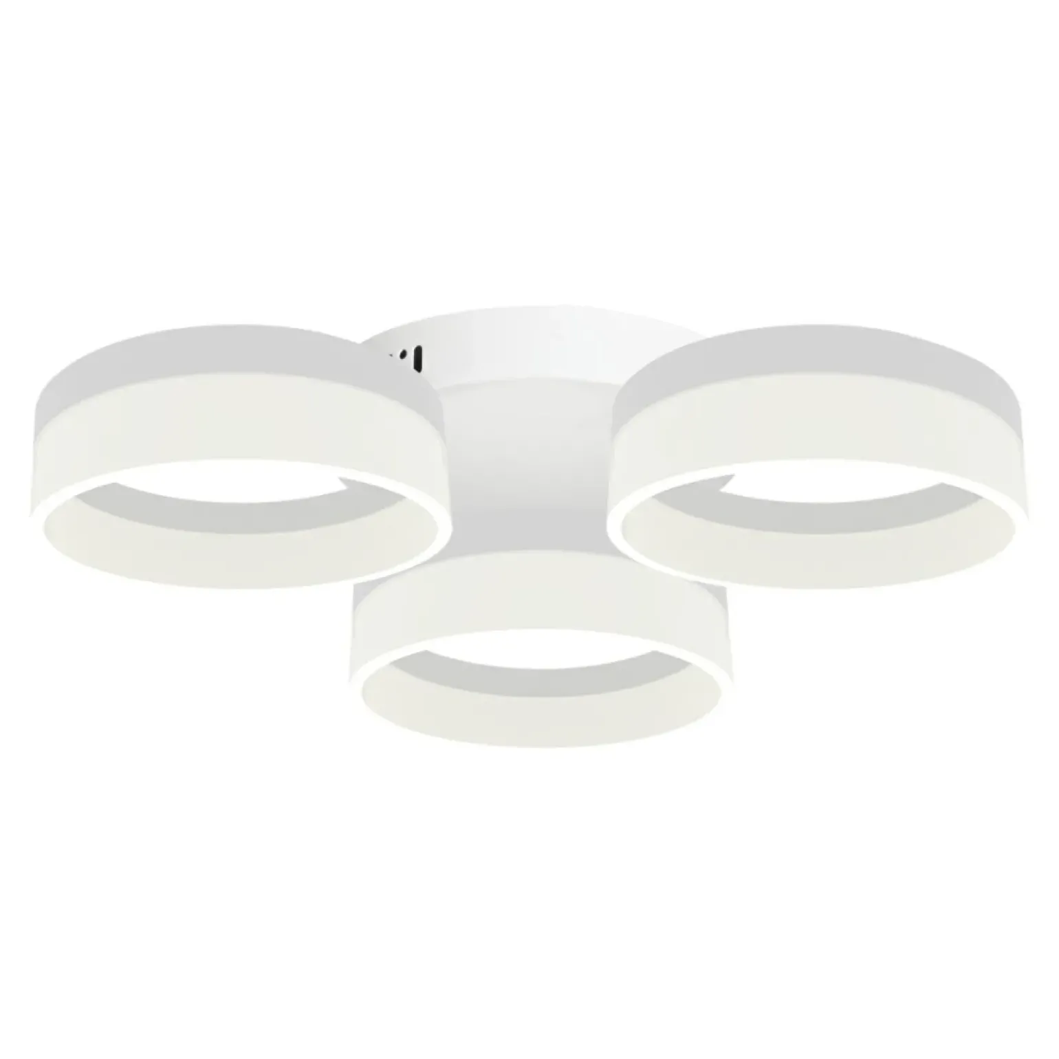 Best Lampa sufitowa z obręczami LED biały plafon ML166 RING | Kaja Żyrandole Nowoczesne