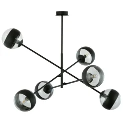 Fashion Lampa sufitowa z obrotowymi ramionami 1168/6 LINEAR | Kaja Oświetlenie Żyrandole Nowoczesne