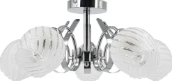 Sklep Kaja Lampa sufitowa z ozdobnymi kloszami 7138/5 8C DAKOTA | Kaja