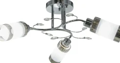 Sklep Kaja Lampa sufitowa z ozdobnymi kryształkami 8267/3 8C | Kaja Oświetlenie