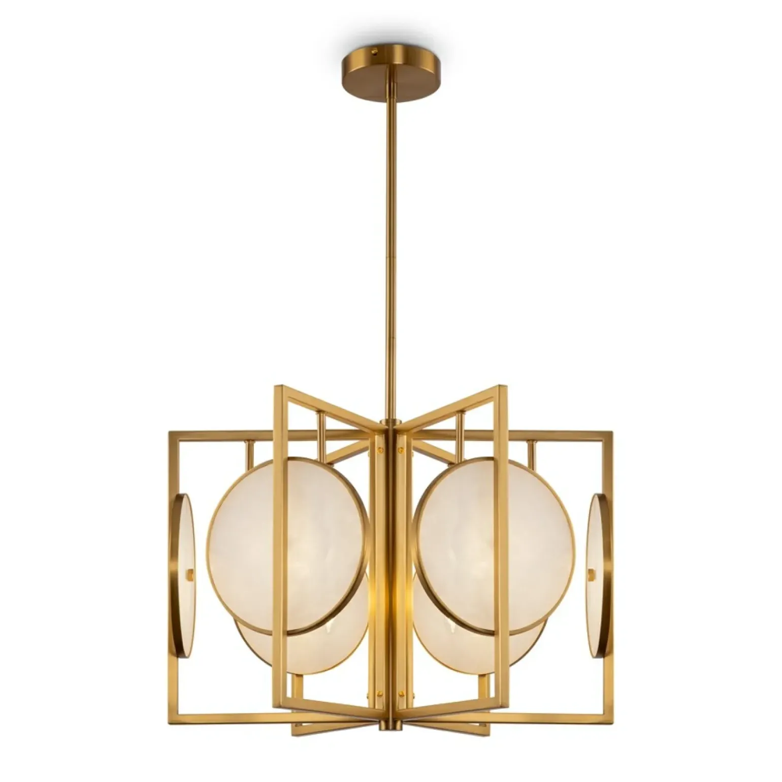 Cheap Lampa sufitowa z ozdobnymi kołami MOD099PL-06G z serii MARMO | Kaja Żyrandole Nowoczesne