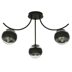 Discount Lampa sufitowa z przezroczystymi kloszami 1111/3 BOSTON | Kaja Żyrandole Nowoczesne