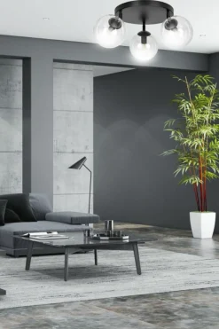 Store Lampa sufitowa z przezroczystymi kloszami 776/3APREM | Kaja Żyrandole Nowoczesne