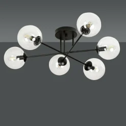 Cheap Lampa sufitowa z przezroczystymi kloszami 831/6B | Kaja Oświetlenie Żyrandole Nowoczesne