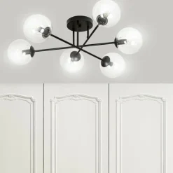 Cheap Lampa sufitowa z przezroczystymi kloszami 831/6B | Kaja Oświetlenie Żyrandole Nowoczesne