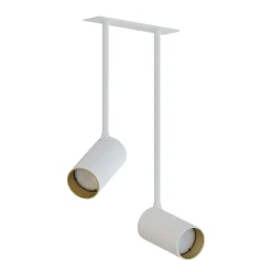 Sklep Kaja Lampa sufitowa z reflektorami biało-złotymi 7678 | Kaja Oświetlenie