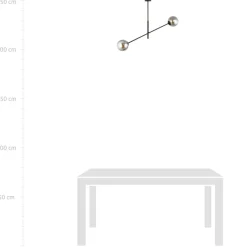 Fashion Lampa sufitowa z ruchomym ramieniem typu sztanga 1167/2 LINEAR | Kaja Żyrandole Nowoczesne