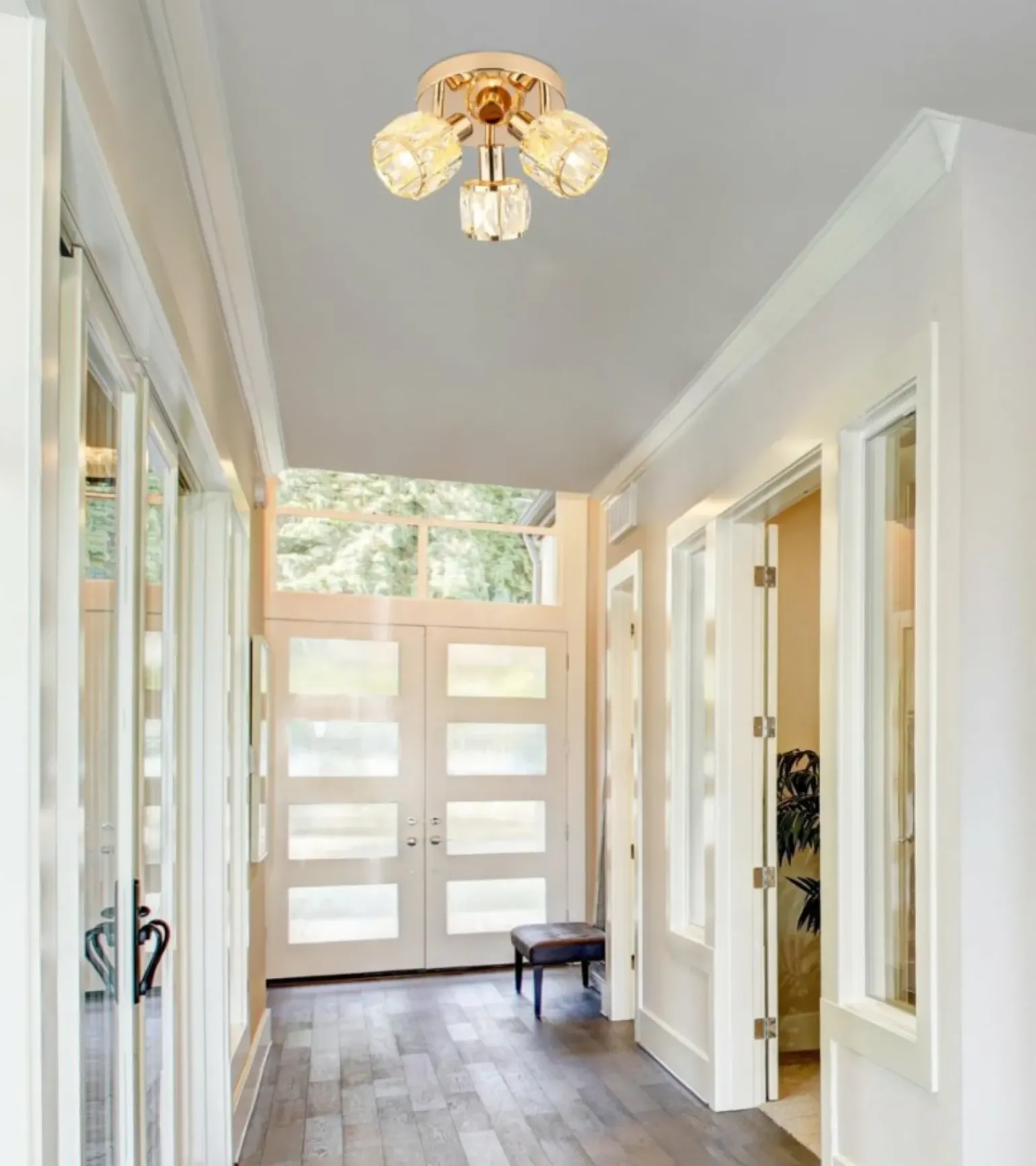 Best Sale Lampa sufitowa z ruchomymi reflektorkami 98-23506 z serii DUBAI | Kaja Oświetlen Żyrandole Nowoczesne