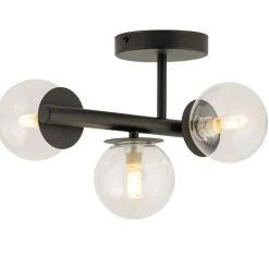 New Lampa sufitowa z transparentnymi kloszami SIG 40794 z serii AVOLA Żyrandole Nowoczesne