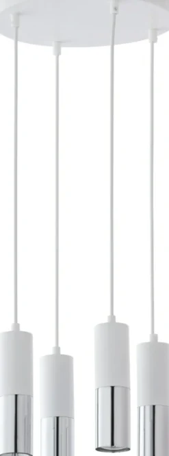 Cheap Lampa sufitowa z wiszącymi tubami TK 4354 ELIT WHITE | Kaja Żyrandole Nowoczesne