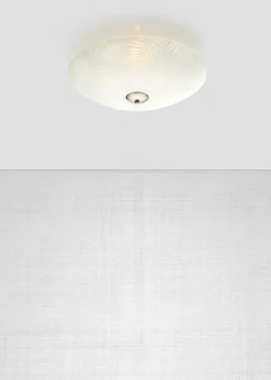 Sklep Kaja Lampa sufitowa ze złotym wzorem w listki 107754 | Kaja Oświetlenie