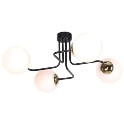 Hot Lampa sufitowa ze złotym zdobieniem i kloszami K-4705 z serii KA Żyrandole Nowoczesne