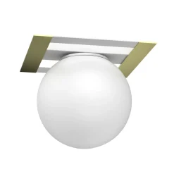 Sklep Kaja Lampa sufitowa ze złotym zdobieniem LX 4611 SATELIT | Kaja Oświetlenie