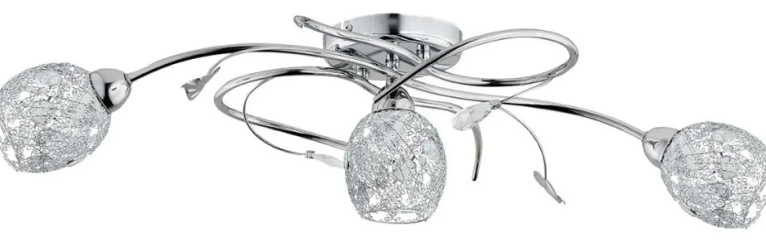 Sklep Kaja Lampa sufitowa/plafon w chromie AL 20383 ORLEAN | Kaja Oświetlenie