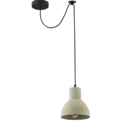 Best Lampa w stylu loft, betonowy klosz T434-PL-01-GR BRONI | Kaja Żyrandole Nowoczesne