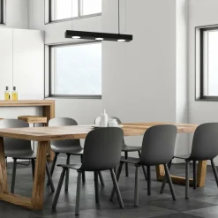 Cheap Lampa wisząca - czarna listwa nad stół MLP8832 z serii ALEXANDER | Kaja Oświetle Żyrandole Nowoczesne