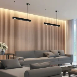 Cheap Lampa wisząca - czarna listwa nad stół MLP8832 z serii ALEXANDER | Kaja Oświetle Żyrandole Nowoczesne