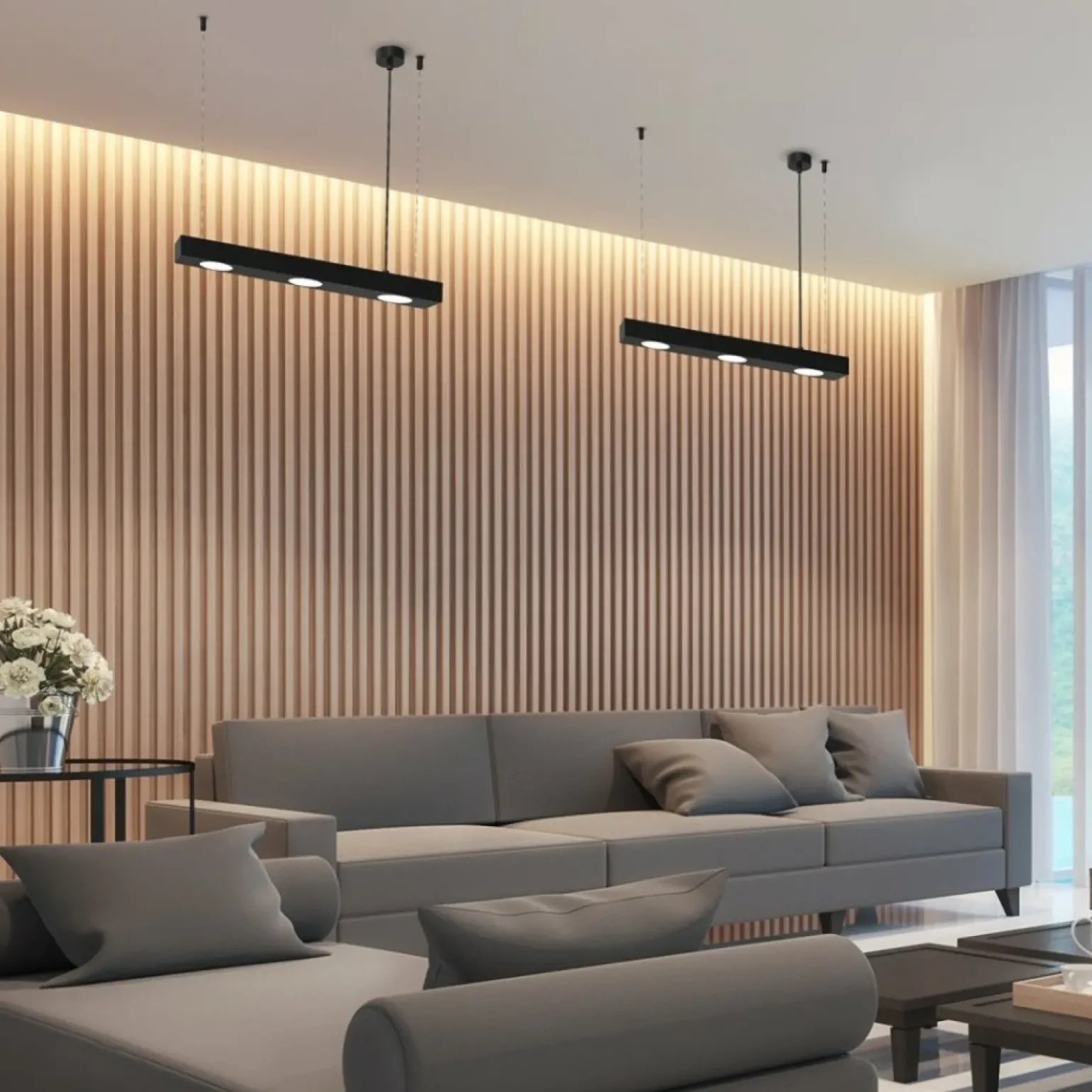 Cheap Lampa wisząca - czarna listwa nad stół MLP8832 z serii ALEXANDER | Kaja Oświetle Żyrandole Nowoczesne