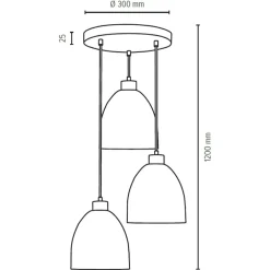 Hot Lampa wisząca 1450374 z serii AURA Żyrandole Nowoczesne