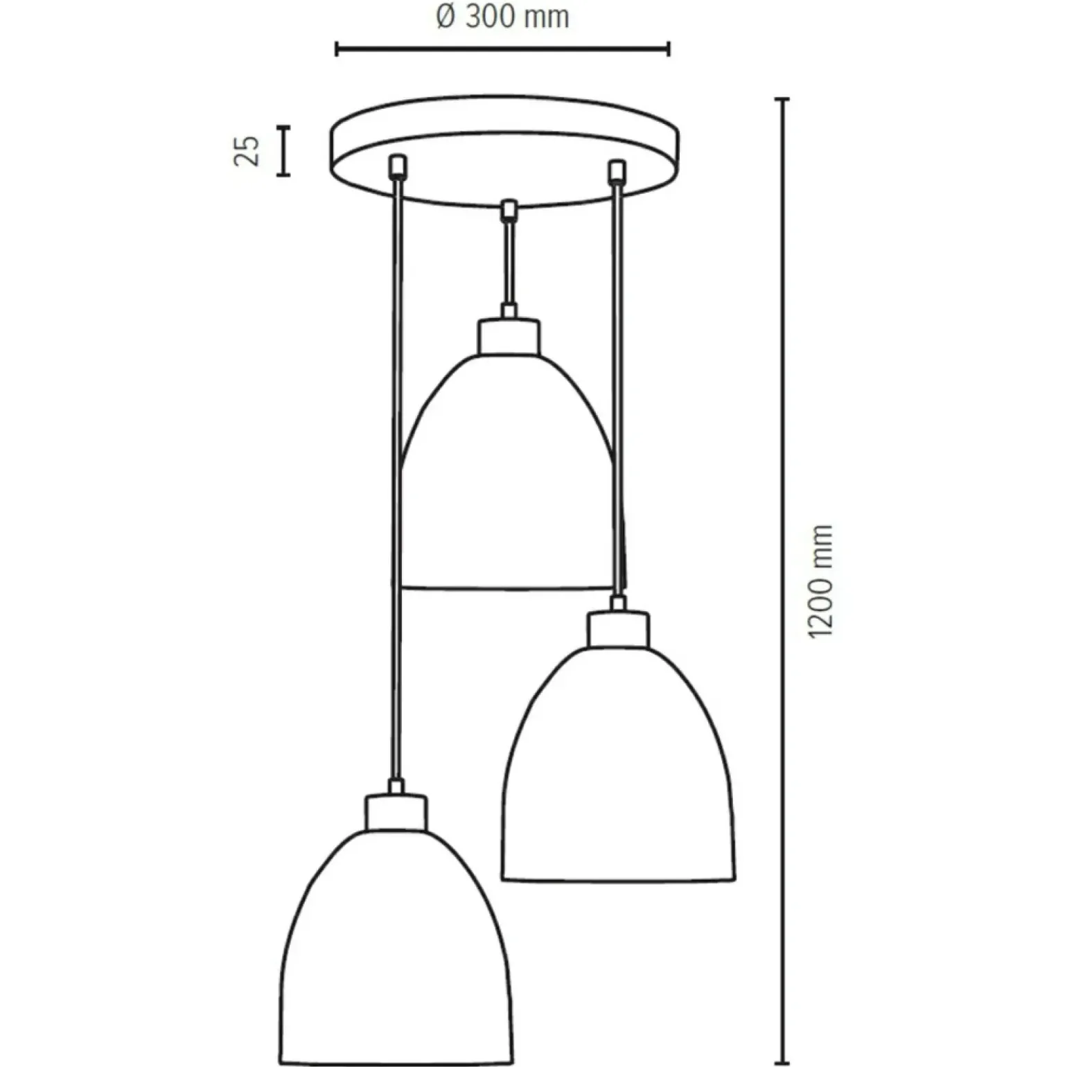 Hot Lampa wisząca 1450374 z serii AURA Żyrandole Nowoczesne