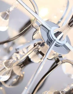 Store Lampa wisząca, abażur i kryształki MX P0103 AMSTERDAM | Kaja Żyrandole Nowoczesne