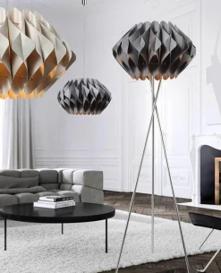 Fashion Lampa wisząca AZ2381 - Ruben M (grey) - AZZARDO Żyrandole Nowoczesne