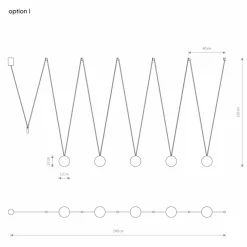 Best Sale Lampa wisząca do dowolnego rozmieszczenia 10355 SLING | Kaja Żyrandole Nowoczesne